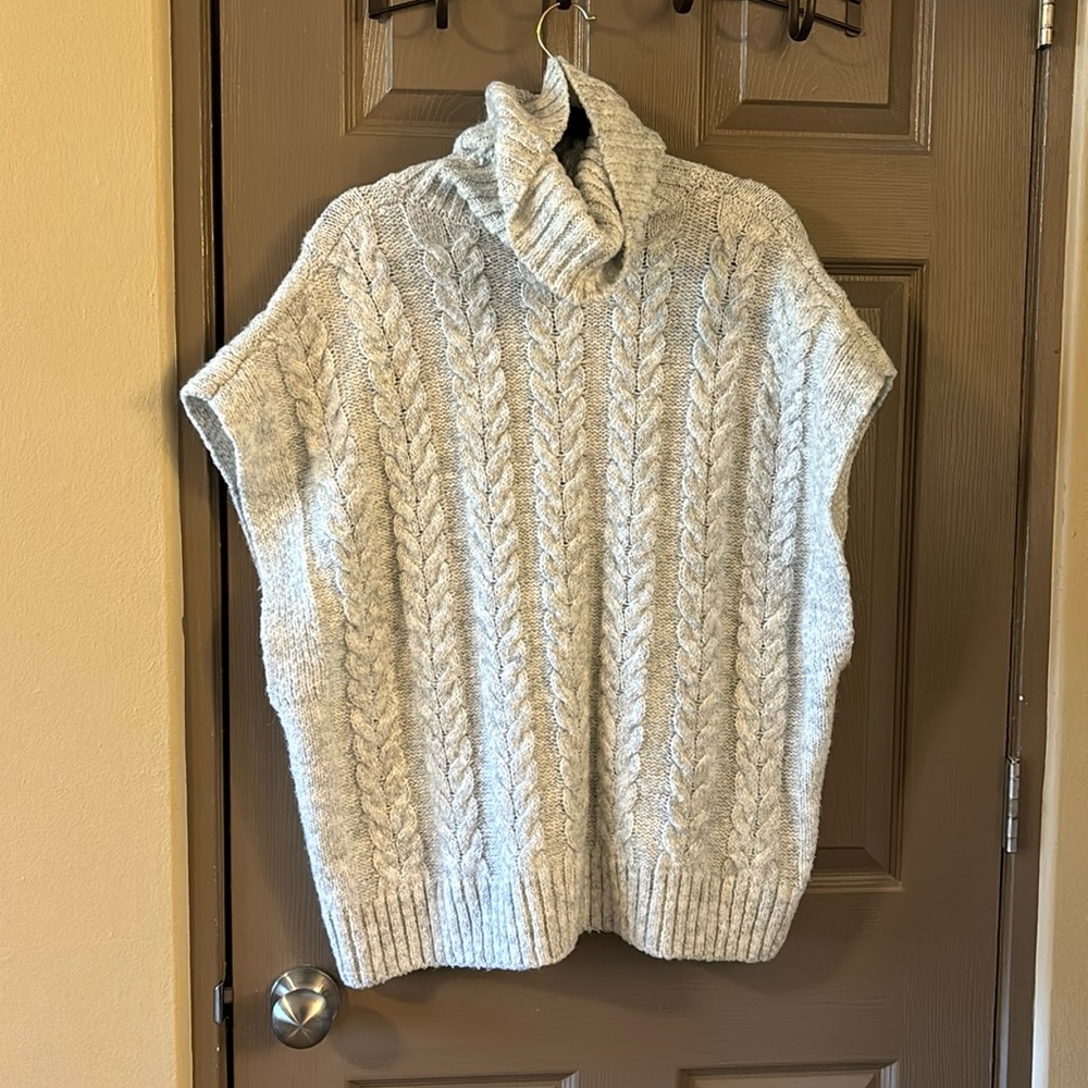Cute oversized turtleneck sweater